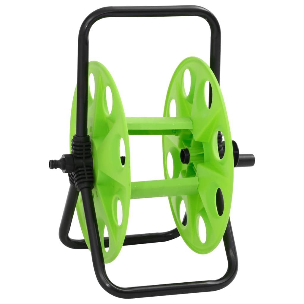 Freestanding Hose Reel, Steel, Green, 45m (1/2")