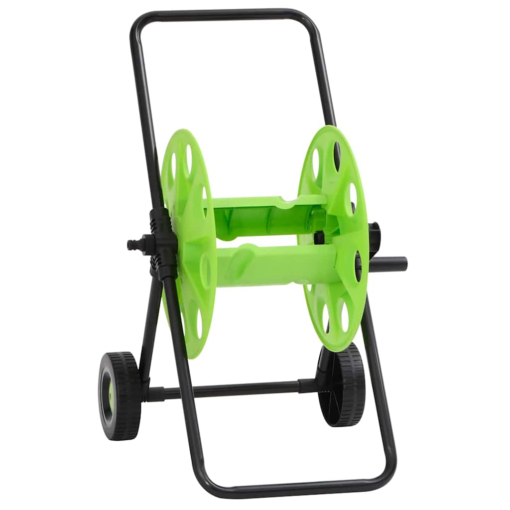 Carrete de manguera con set de racores PVC verde 0,5" 30 m