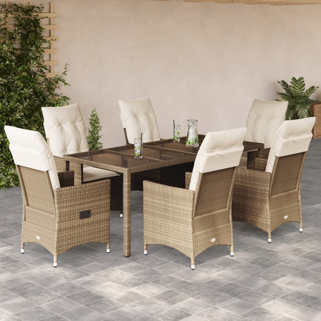 Juego de comedor para jardín 9 piezas textilene negro