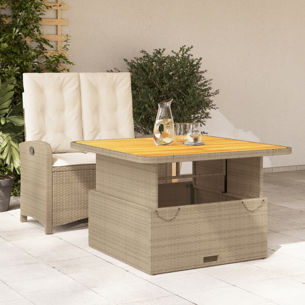 Juego de comedor para jardín 9 piezas textilene negro