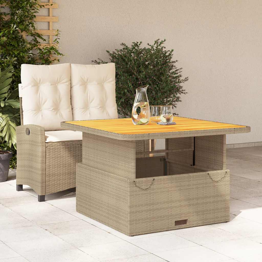 Juego de comedor para jardín 9 piezas textilene negro