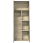 Aparador alto madera de ingeniería roble Sonoma 70x35x180 cm