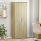 Aparador alto madera de ingeniería roble Sonoma 70x35x180 cm