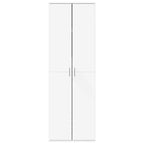 Aparador alto madera de ingeniería blanco 60x35x180 cm