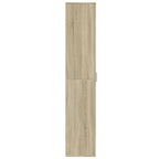 Aparador alto madera de ingeniería roble Sonoma 60x35x180 cm