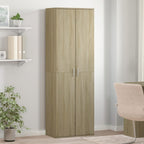 Aparador alto madera de ingeniería roble Sonoma 60x35x180 cm