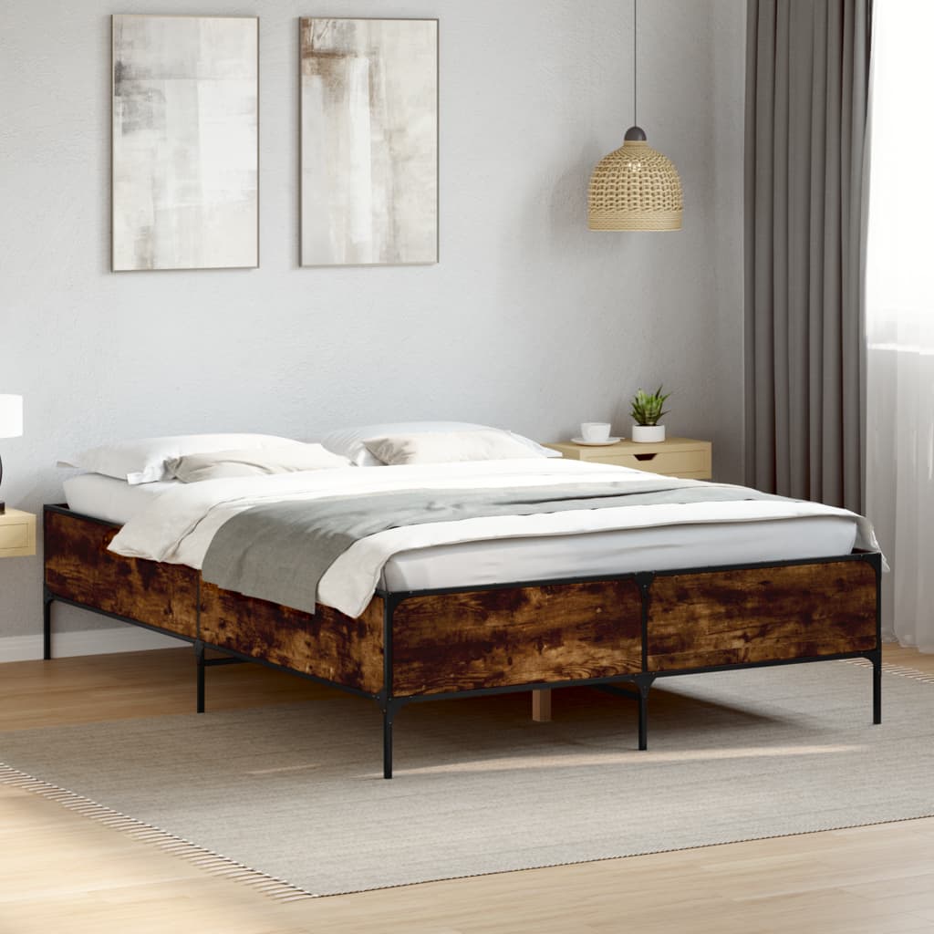 Estructura cama cabecero madera maciza pino blanco 180x200 cm