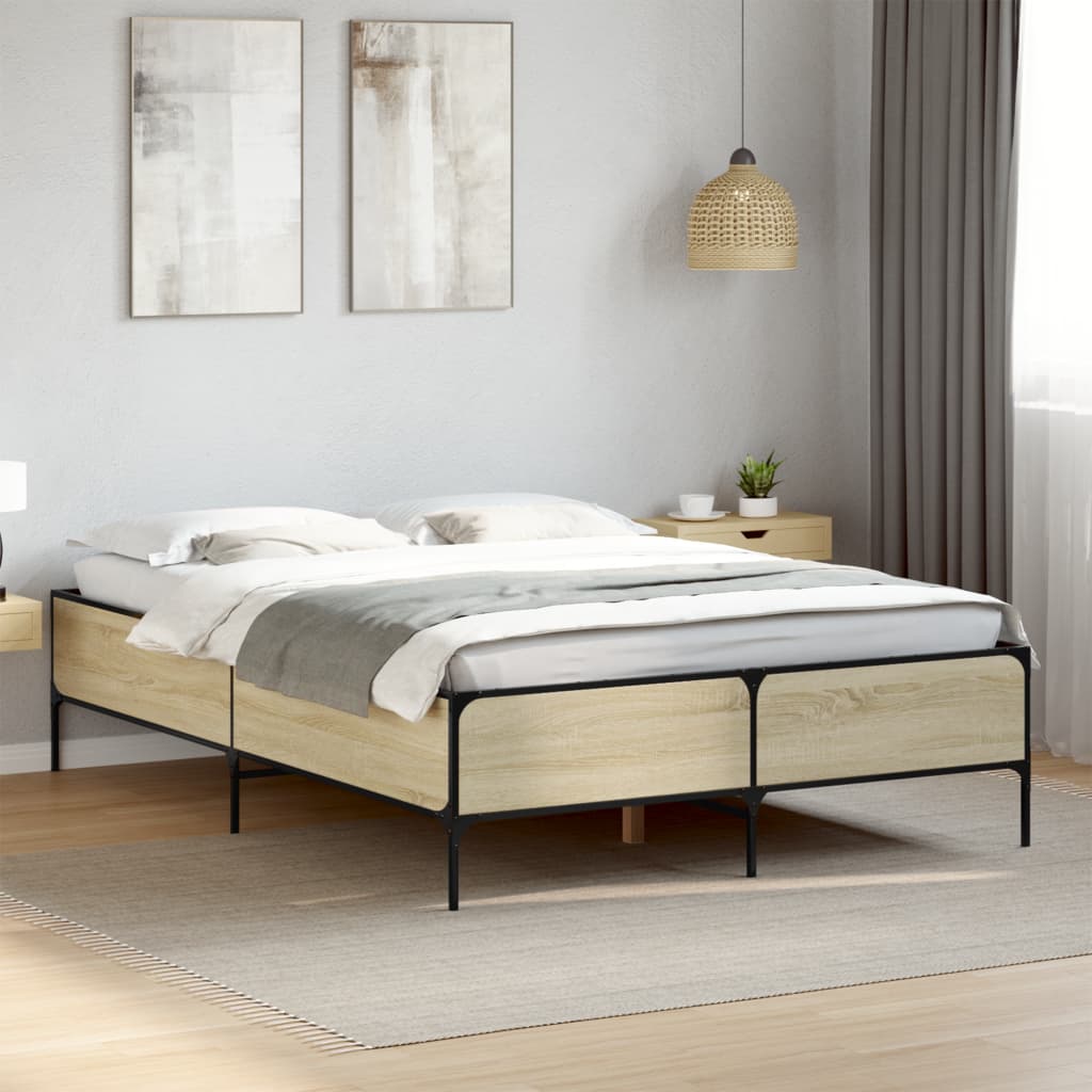 Estructura cama cabecero madera maciza pino blanco 180x200 cm