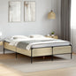 Estrutura de cama com cabeceira em madeira maciça de pinho branco 180x200 cm