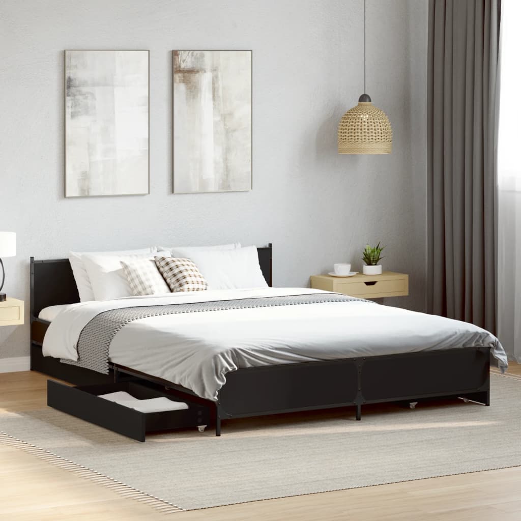 Cama con cabecero madera de ingeniería blanca 90x190 cm
