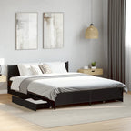 Cama con cabecero madera de ingeniería blanca 90x190 cm