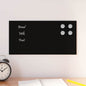 Pizarra magnética de pared vidrio templado blanco 60x30 cm