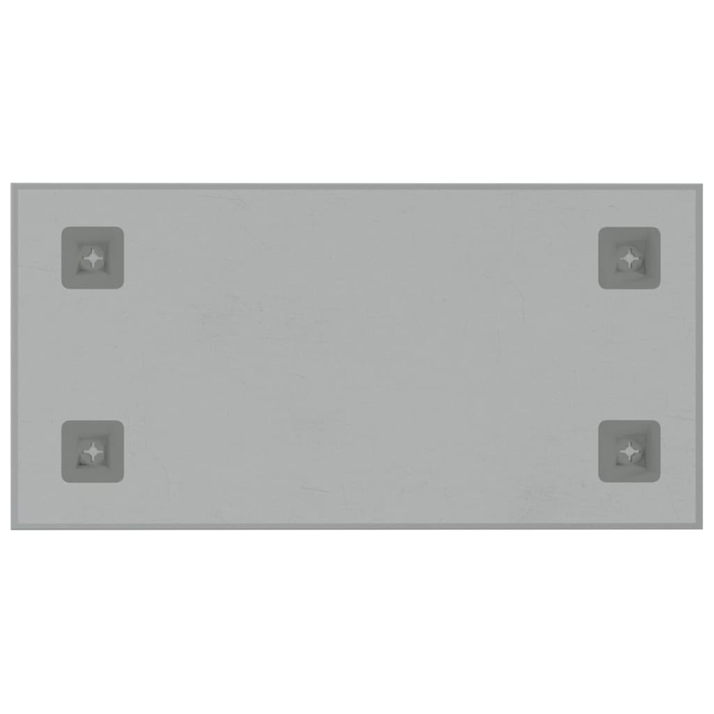 Pizarra magnética de pared vidrio templado blanco 60x30 cm