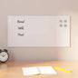 Pizarra magnética de pared vidrio templado blanco 60x30 cm