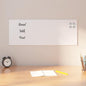 Pizarra magnética de pared vidrio templado blanco 60x30 cm