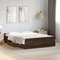 Cama com gaveta madeira de engenharia branca 75x190 cm