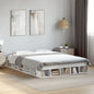 Cama sem colchão madeira maciça pinho castanho cera 80x200 cm