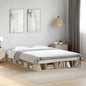 Cama sem colchão madeira maciça pinho castanho cera 80x200 cm
