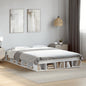 Cama sem colchão madeira maciça pinho castanho cera 80x200 cm