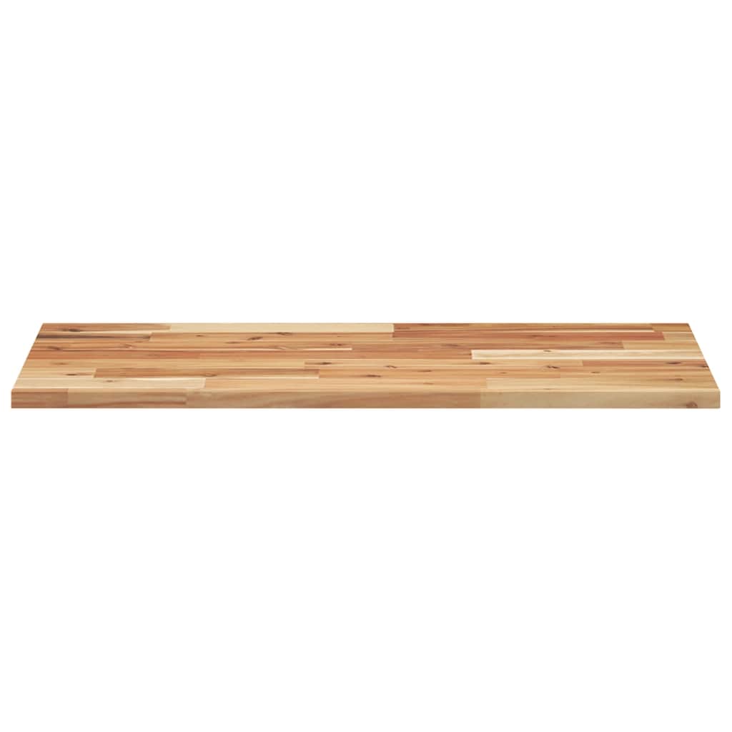 Encimera tocador baño madera acacia acabado aceite 100x40x2 cm