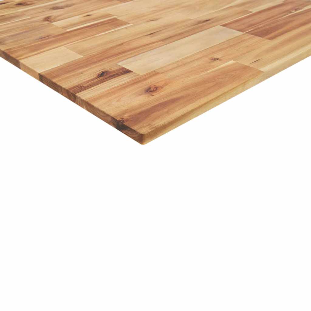 Encimera tocador baño madera acacia acabado aceite 100x40x2 cm