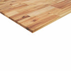 Encimera tocador baño madera acacia acabado aceite 100x40x2 cm