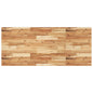 Encimera tocador baño madera acacia acabado aceite 100x40x2 cm