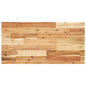 Encimera tocador baño madera acacia acabado aceite 100x40x2 cm