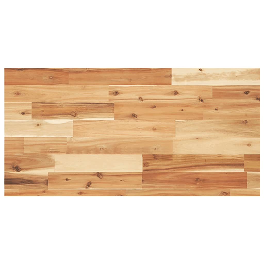 Encimera tocador baño madera acacia acabado aceite 100x40x2 cm