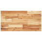 Encimera tocador baño madera acacia acabado aceite 100x40x2 cm