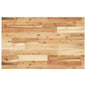 Encimera tocador baño madera acacia acabado aceite 100x40x2 cm
