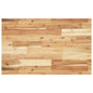 Encimera tocador baño madera acacia acabado aceite 100x40x2 cm