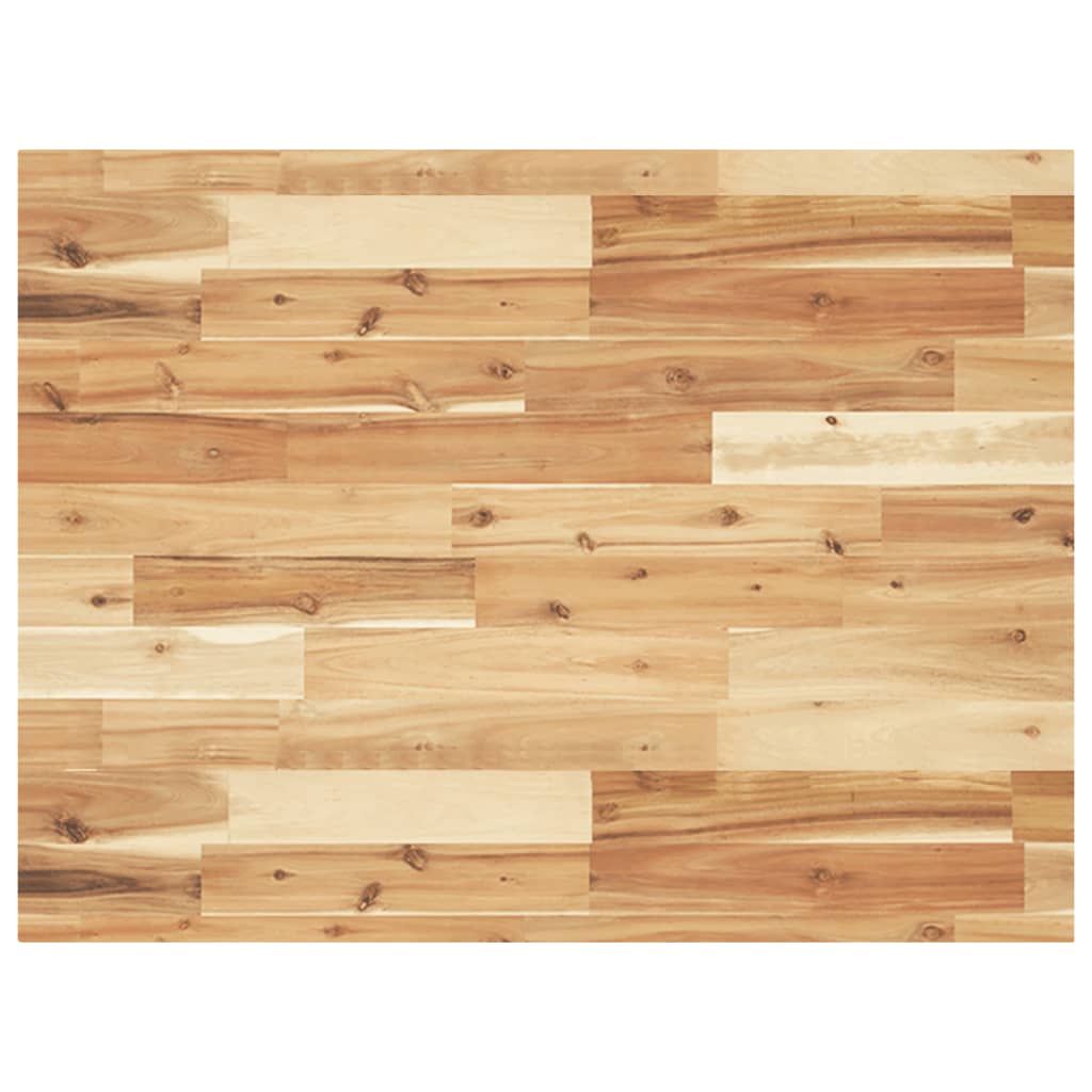 Encimera tocador baño madera acacia acabado aceite 100x40x2 cm