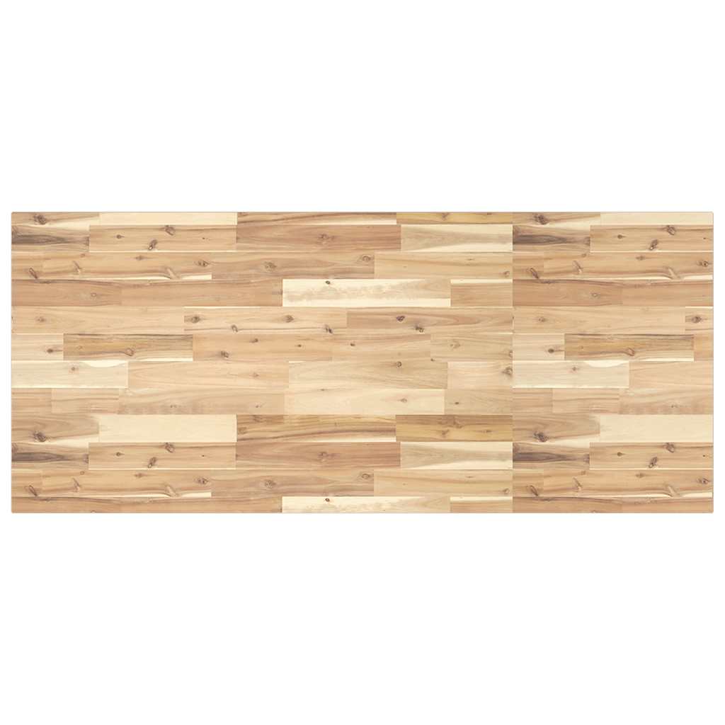 Tablero escritorio madera maciza acacia sin tratar 100x50x2 cm