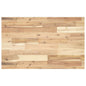Solid untreated acacia wood desk top 100x50x2 cm