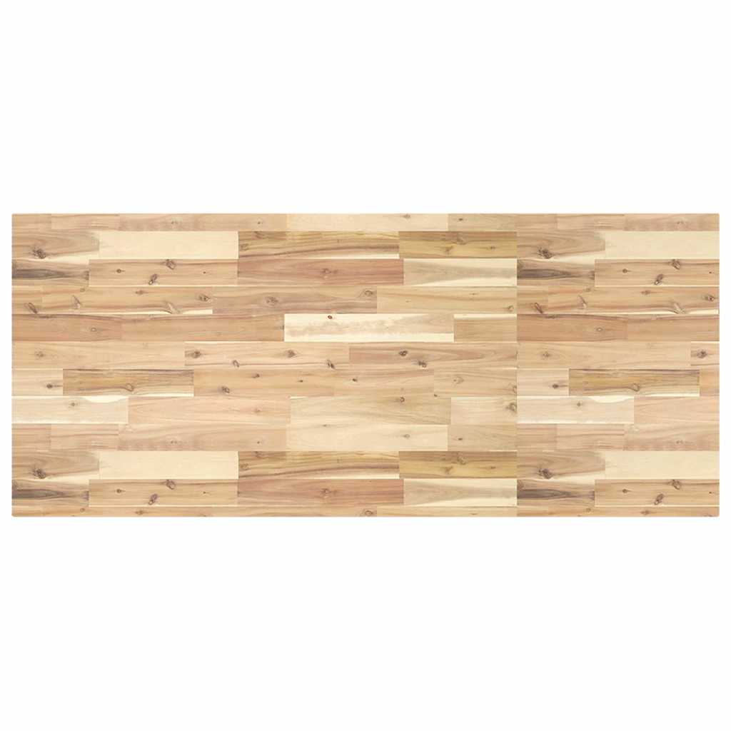 Tablero escritorio madera maciza acacia sin tratar 100x50x2 cm