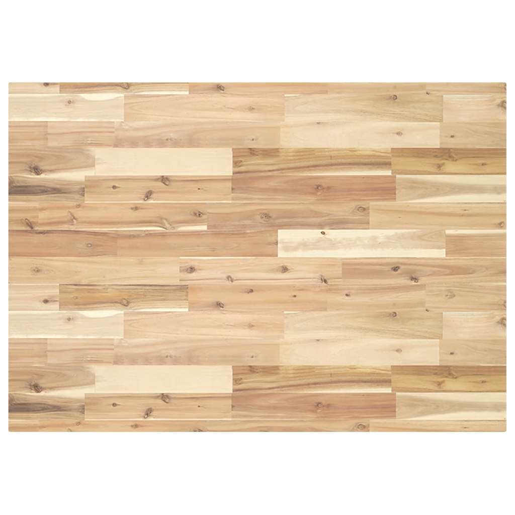 Tablero escritorio madera maciza acacia sin tratar 100x50x2 cm