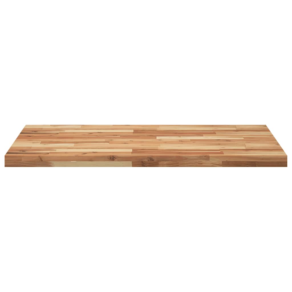 Encimera tocador baño madera acacia acabado aceite 80x70x4 cm