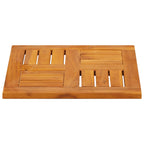 Tablero de mesa cuadrado madera maciza de acacia 40x40x2 cm