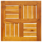 Tablero de mesa cuadrado madera maciza de acacia 40x40x2 cm
