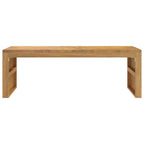 Mesa de centro madera maciza de teca 110x35x38 cm