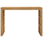 Mesa consola madera maciza de teca 110x35x75 cm