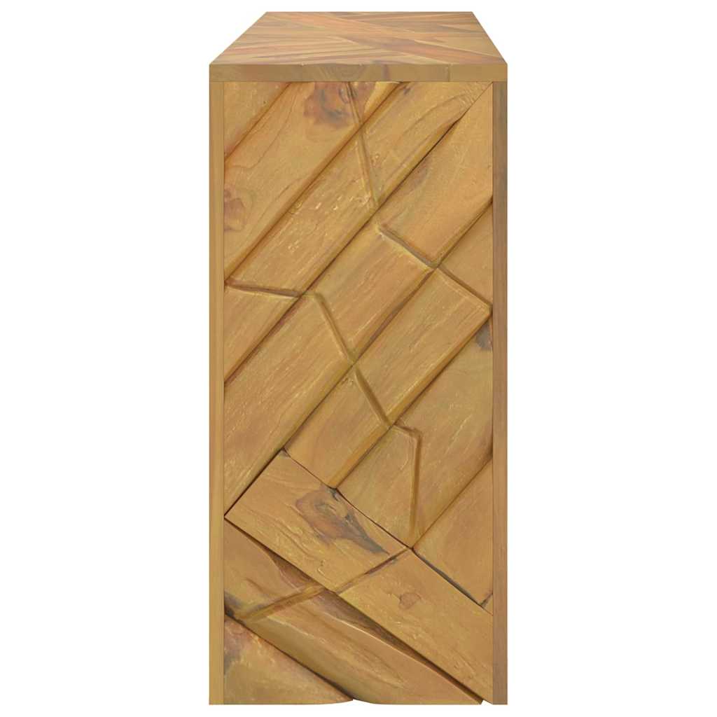 Mesa consola madera maciza de teca 110x35x75 cm