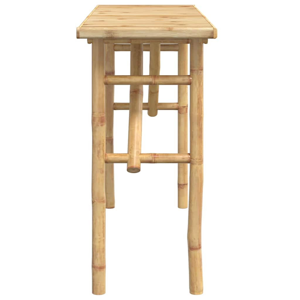 Mesa consola de bambú 115x39x75 cm