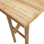 Mesa consola de bambú 115x39x75 cm