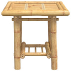 Mesa de centro de bambú 45x45x45 cm