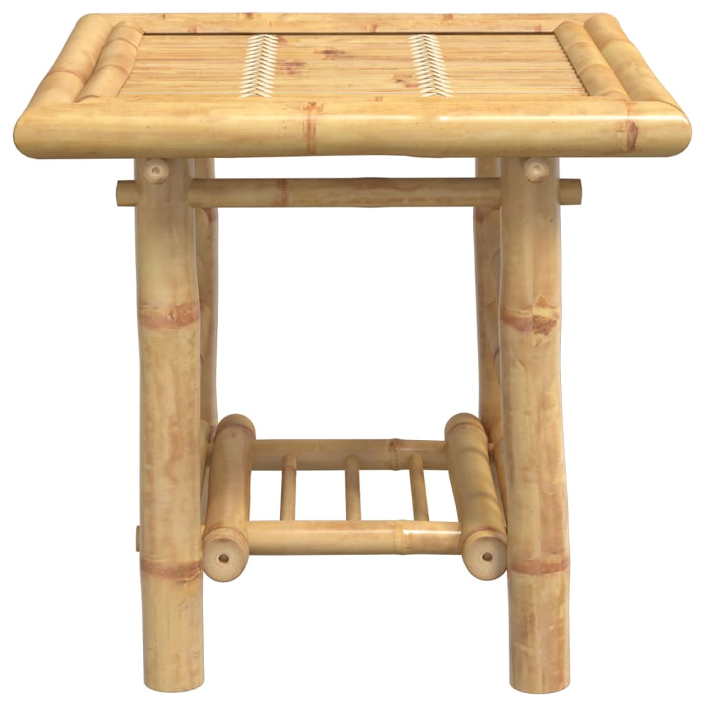 Mesa de centro de bambú 45x45x45 cm