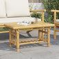 Mesa de centro de bambú 70x45x36 cm