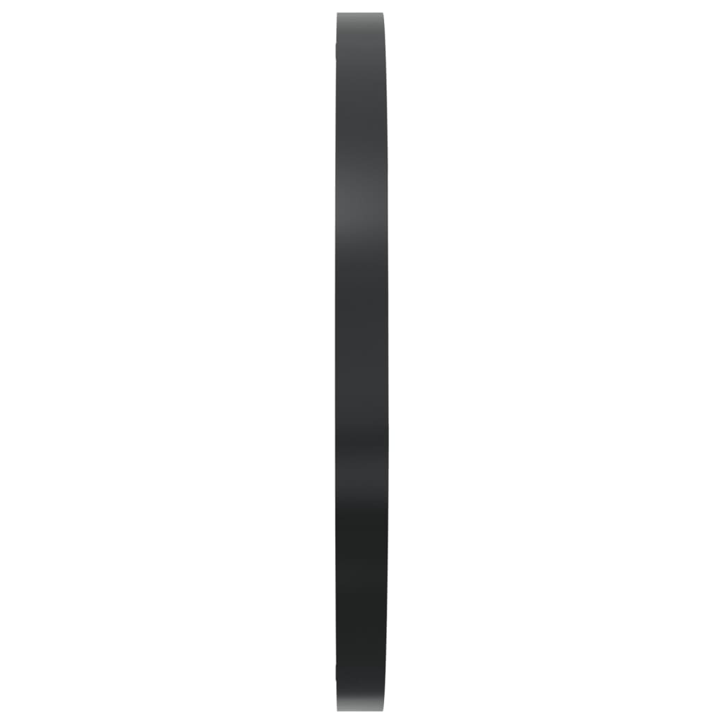 Reloj de pared de hierro y madera de roble marrón Ø35 cm