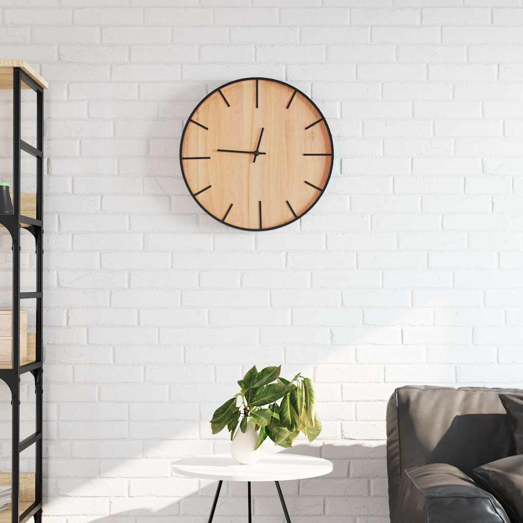Reloj de pared de hierro dorado Ø50 cm